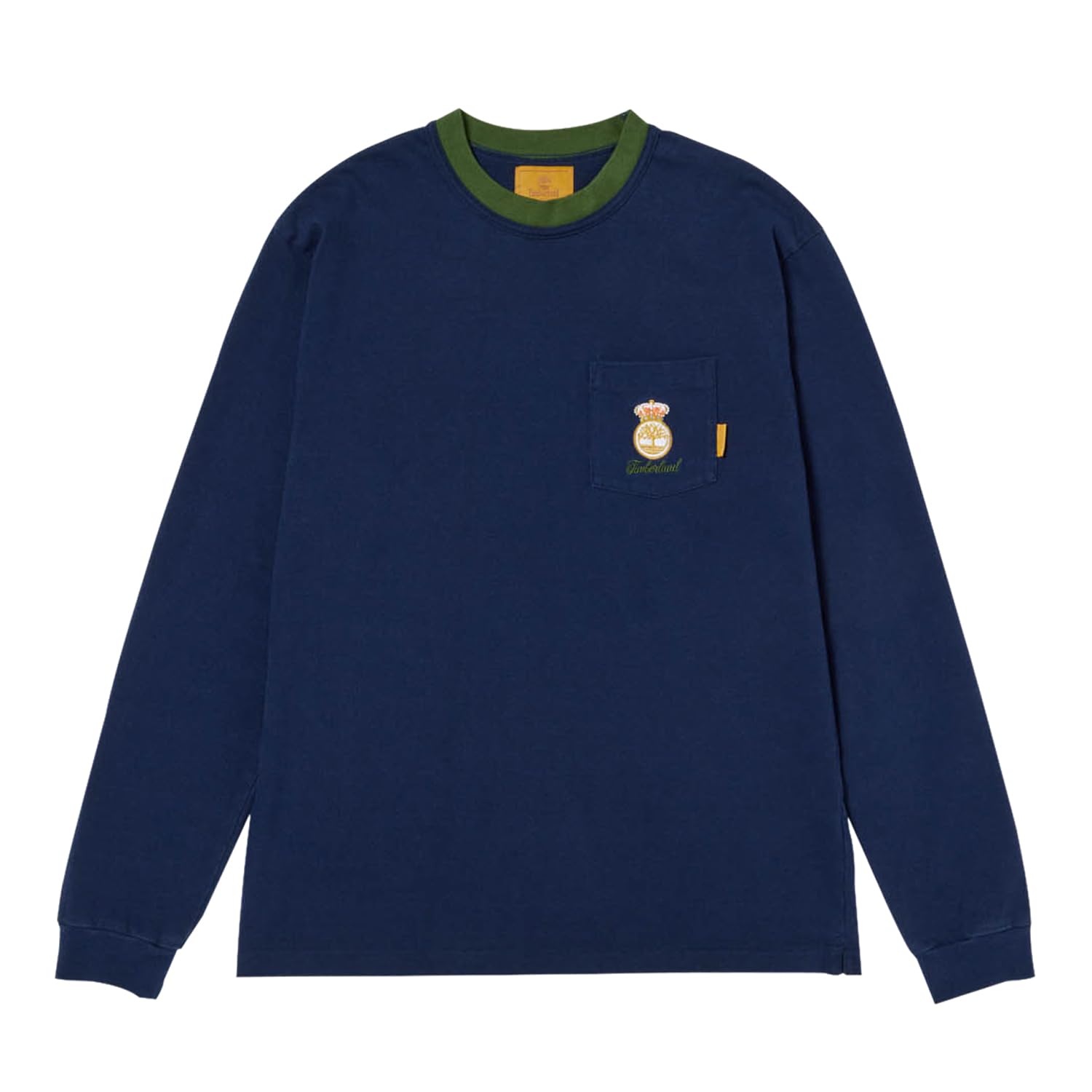 

Timberland +81 3 Long Sleeve Pocket T-Shirt, Unisex, Size L, Navy (TB0A6CHG4331)