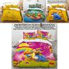 Pooh Bear Children Bedding Set With Active Dyeing For Toddler Bed Decor