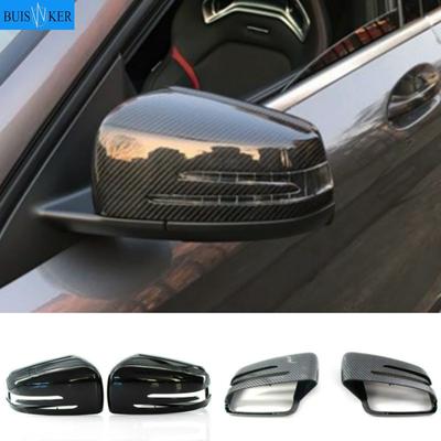2 stuks Vervangende Achteruitkijkspiegelkappen met Koolstofvezelpatroon Voor Mercedes Benz W176 W246 W204 W212 W221 C117 X204 X156
