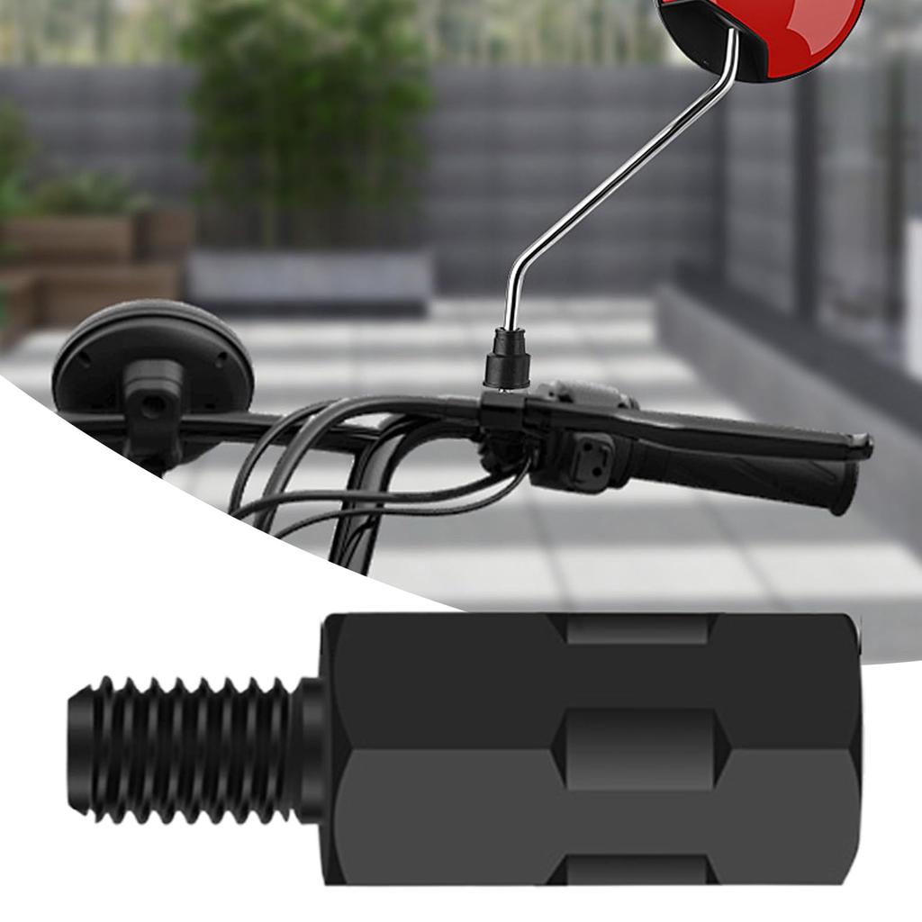Ketunedi Motorcycle Mirror Mounting Screw Adapter, Rearview Mirror Riser with Extension Height, Stable Bike