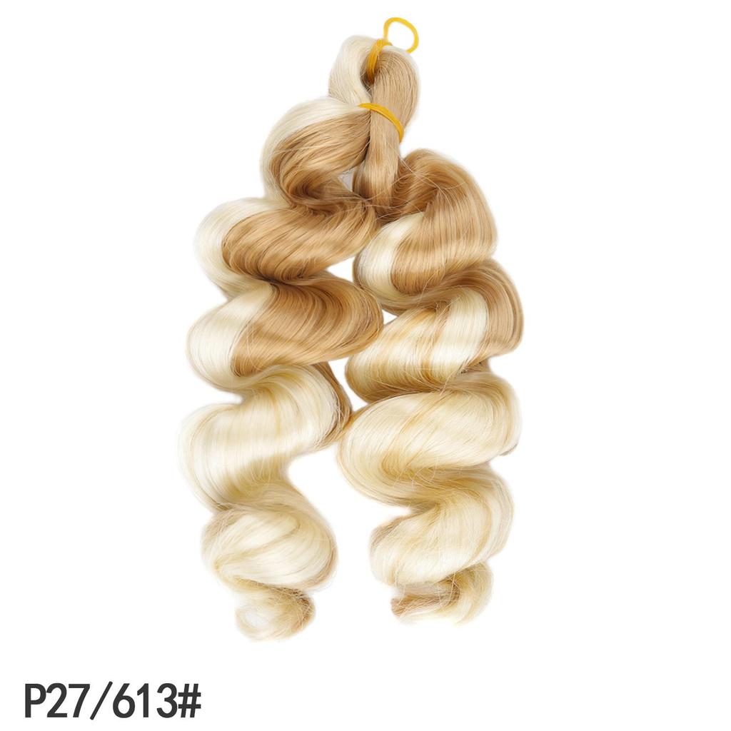 Short French Curly Crochet Hair Loose Wave Synthetic Braiding Hair Extensions for Black Women