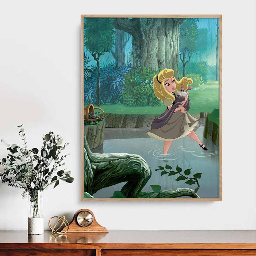 5D Diy Diamond Painting The Princess In The Swamp Full Drill Rhinestones Mosaic Embroidery Handmade Products Home Decor Gift