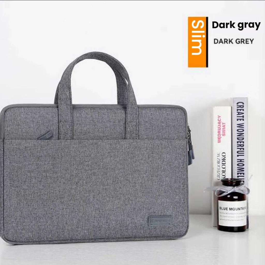 BRINCH Laptop Bag, Handheld And Shoulder Strap, Suitable for 12-13.3 Inch Laptops, Apple And Huawei Compatible, Business Commute Travel Briefcase