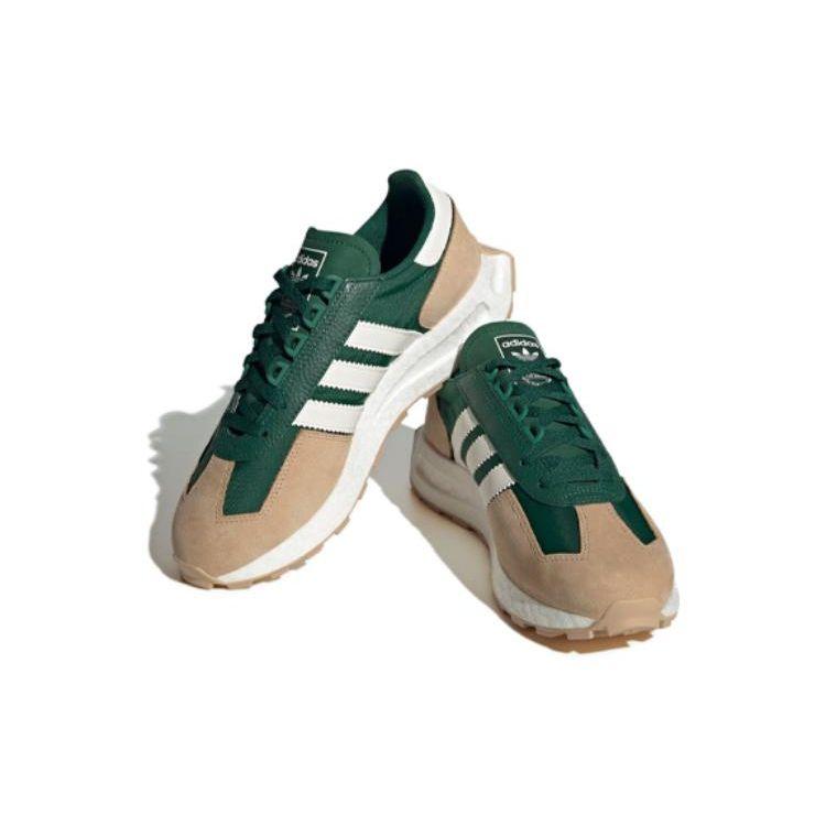 Adidas Retropy E5 Dark Green Magic Beige Unisex Sneakers Core-White IE4553