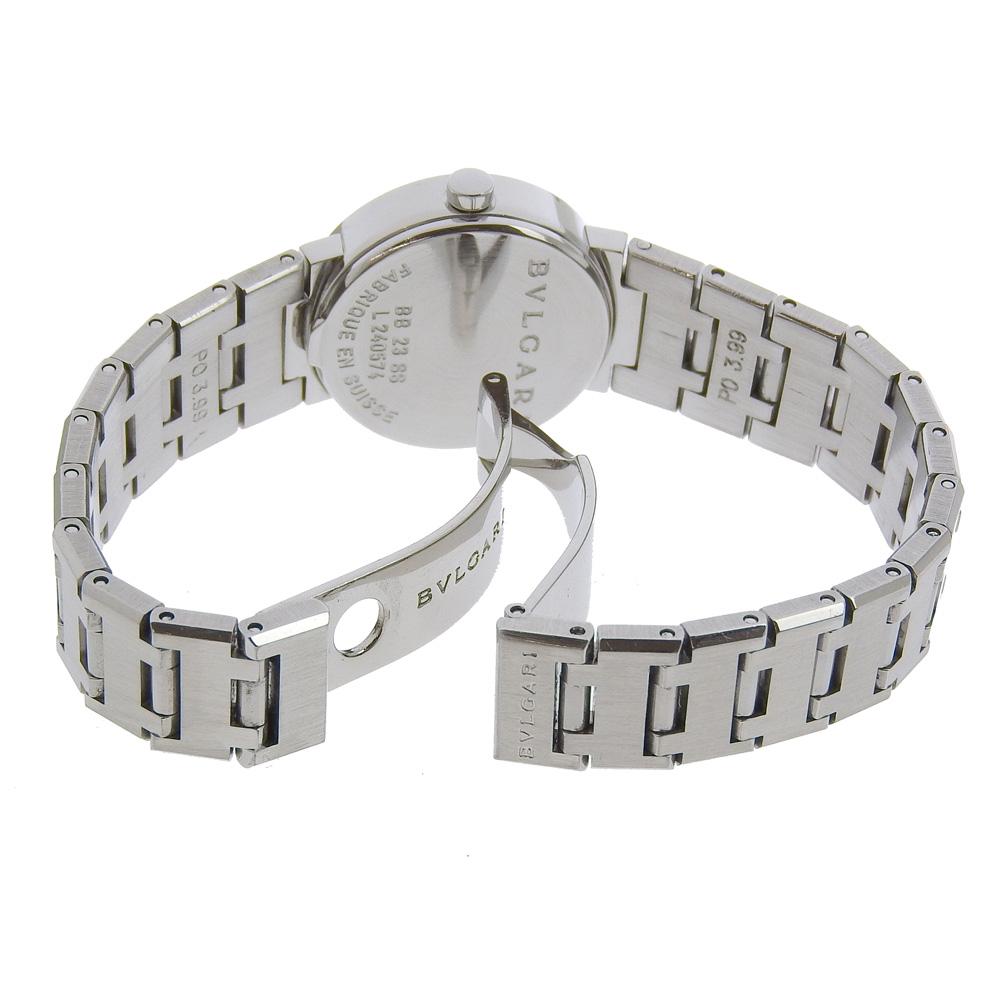 Bvlgari Bvlgari Bvlgari Watches BB23Stainless Steel blackDial Stainless Steel Quartz Analog Display Women Used