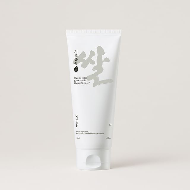 NDP - Phyto Mucin Rice Scrub Cleansing Foam 120ml