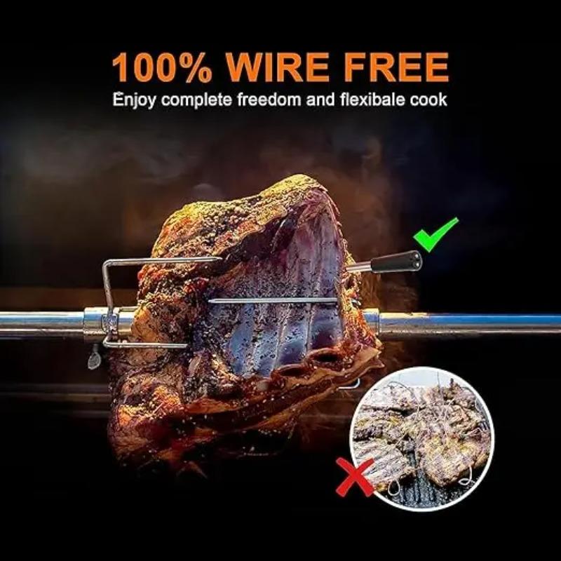 Chytrý masový teploměr bezdrátový - Bluetooth masové teploměry na grilování a uzení, sonda vydrží až 16 hodin