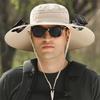Solar Fan Hat Men's Summer Outdoor Mountaineering With Fan Sunshade Sunscreen Hat Fishing Fisherman Hat