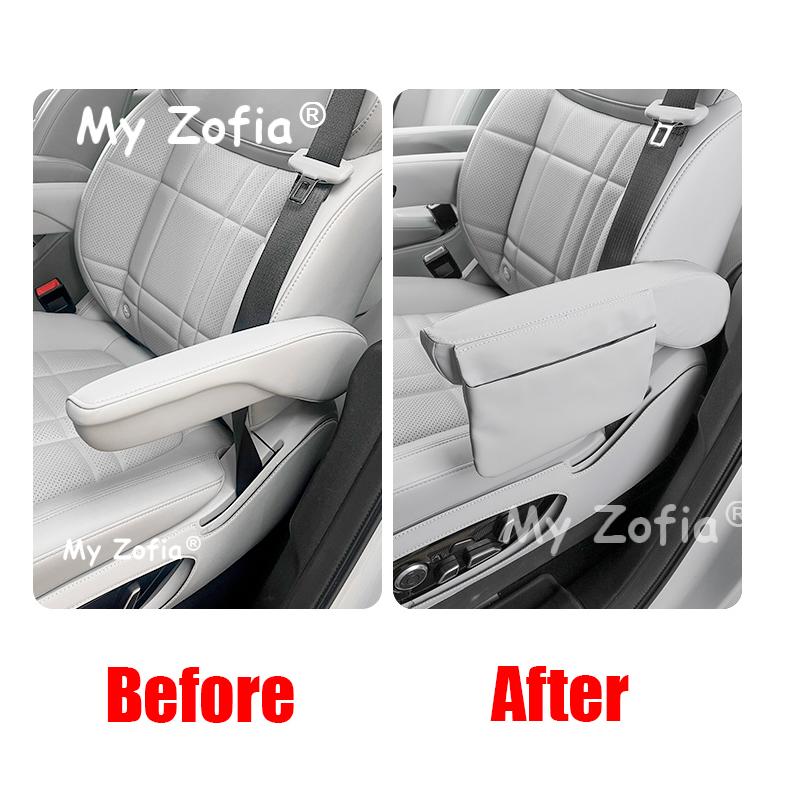For Deepal S09 2025 2026 Car Second Row Armrest Protective Cover Car Special Middle Row Seat Cover Storage Bag   Accessories