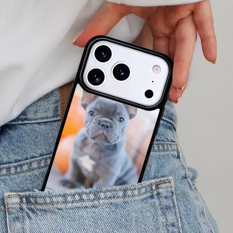 French Bulldog funny Phone Case for iPhone 16e 15 14 13 12 17 Pro Max Plus Air 17pro Cover Coque