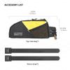 Rhinowalk Bike Top Tube Bike Frame Waterproof Bicycle Professional Cycling for Mountain Road Bikes Bag, Bag, 1.2L, Bag, Accessory, (Size S)