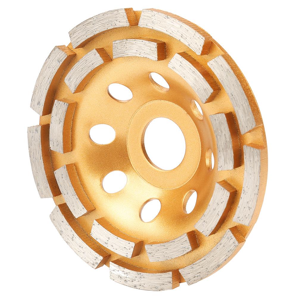 115125180mm Diamond Double Row Grinding Disc Brick Concrete Cut for Angle Grinder(115mm)