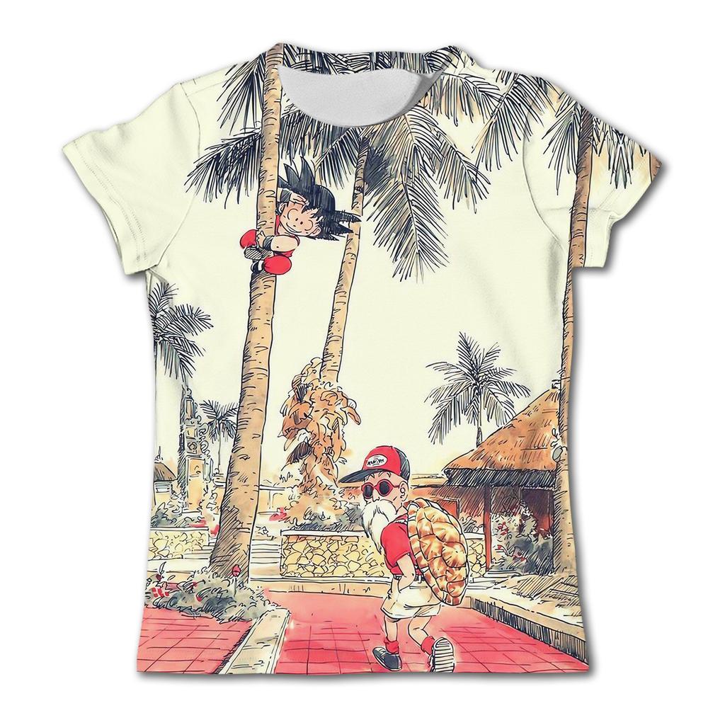 Children's Dragon Ball T Shirts 3D Printed Goku T-shirt Boys Clothes Streetwear Tops Kids Vegeta Short Sleeve Child Harajuku