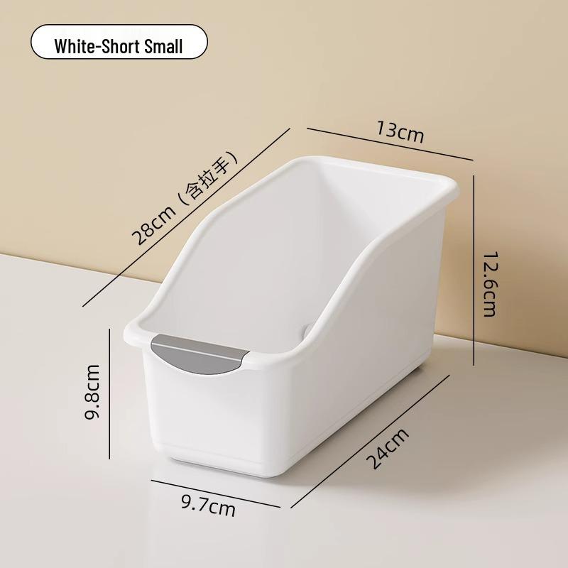 Large Capacity Slanted-Opening Kitchen Condiment Organizer Basket