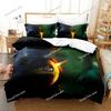 Cartoon Smiley Bedding Set Duvet Cover Bed Set Quilt Cover Pillowcase Comforter King Queen Size Boys Adult Bedding Set