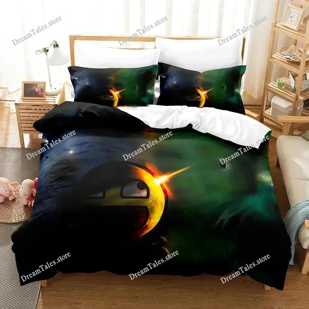 Cartoon Smiley Bedding Set Duvet Cover Bed Set Quilt Cover Pillowcase Comforter King Queen Size Boys Adult Bedding Set