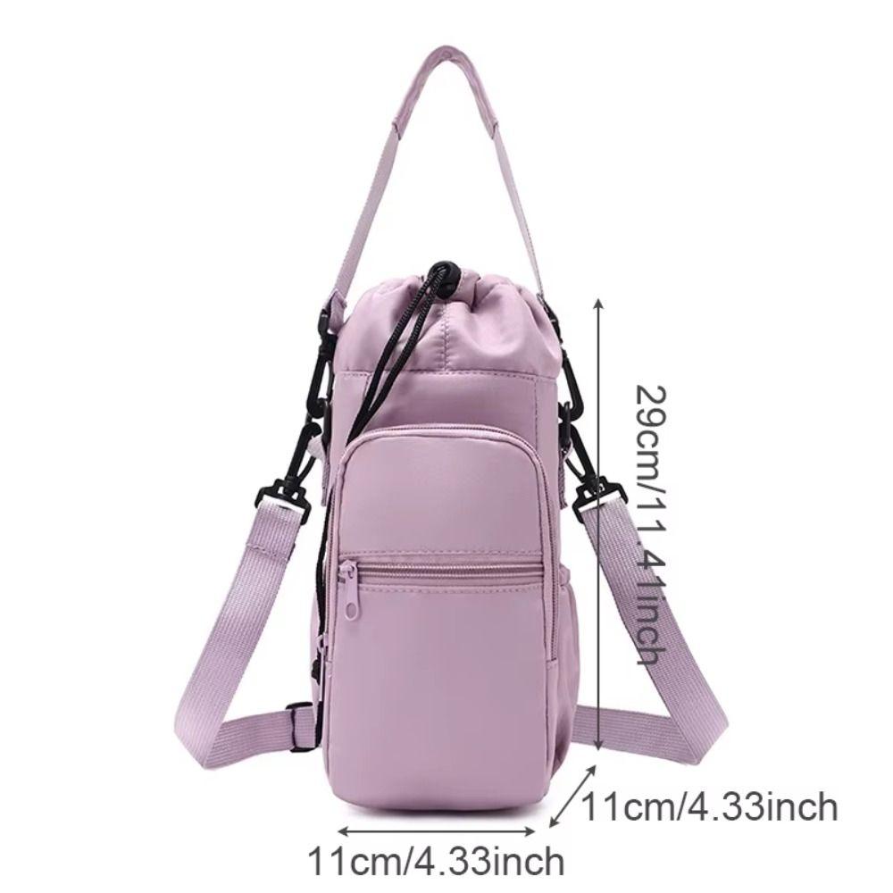 Adjustable Strap Water Bottle Bag Insulated Vacuum Cup Carrier Cover  for Outdoor