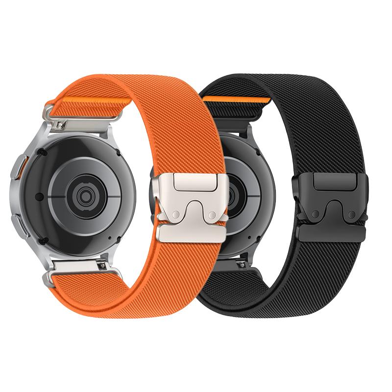 Paski Parachute 18mm 20mm 22mm do Samsung Galaxy Watch 7 6 5 4 40mm 44mm 6Classic 47mm Nylonowy Regulowany Wytrzymały Pasek do Zegarka na Huawei Watch GT5 Pro 4