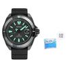 Seiko Prospe Automatic Mechanical Movement Silicone Strap Watch Men's Watches Black Dial SRPH97K1