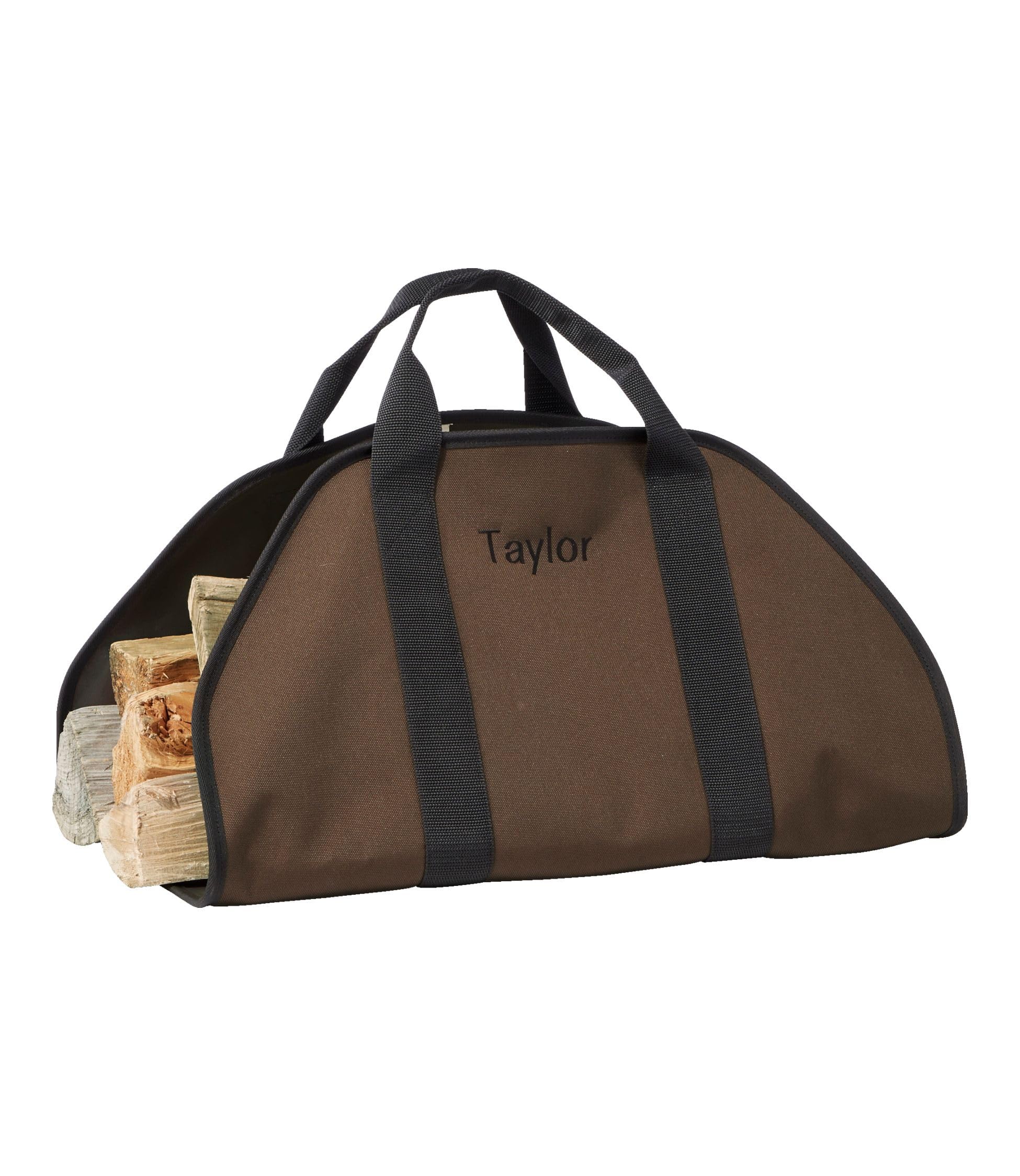 

L.L.Bean DuraTuff Sling Log Carrier, One Size Fits Most, Bark, Brown, 1000057704