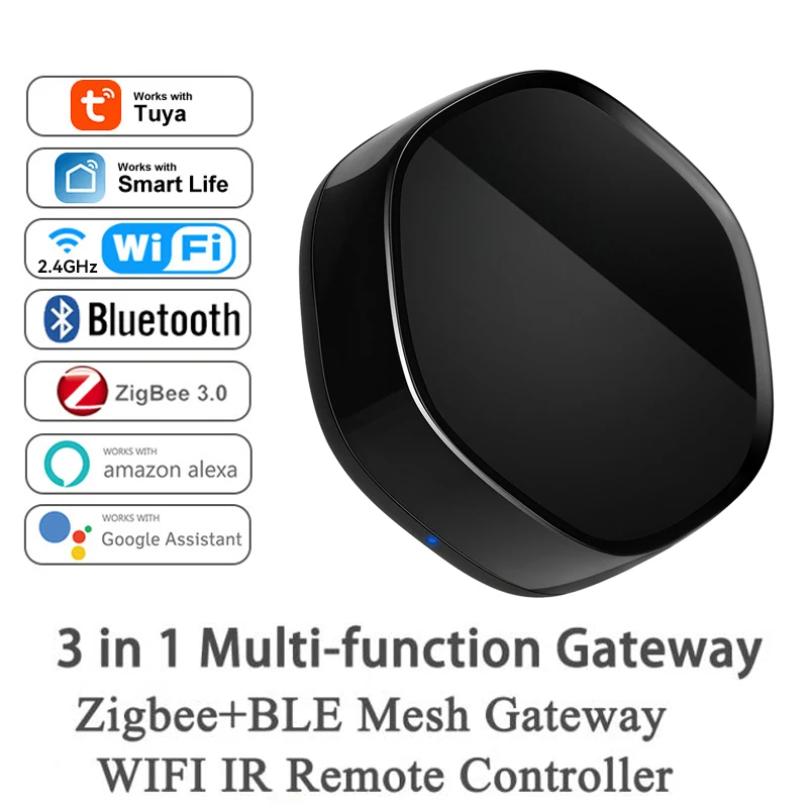 Smart Life Multi-mode Gateway Smart Home Automation ZigBee WiFi Bluetooth Voice Control for Alexa Google