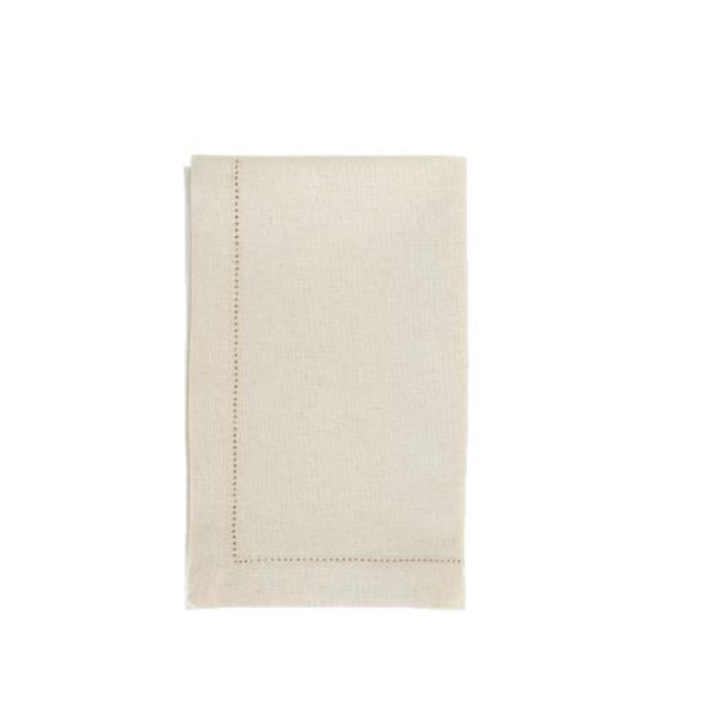 Cloth Napkins Set of 10-17x17 Inch Classic Hemstitch Mitered Corner Soft Dinner Napkins Cloth Washable for Weddings Parties