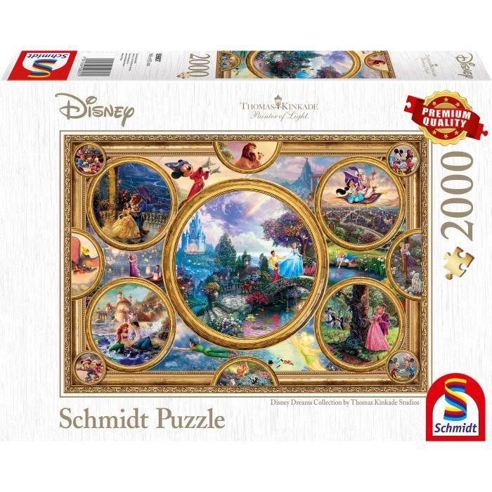 Puzzle - SCHMIDT SPIELE - DISNEY, Dreams Collection - 2000 Pieces - From 14 Years