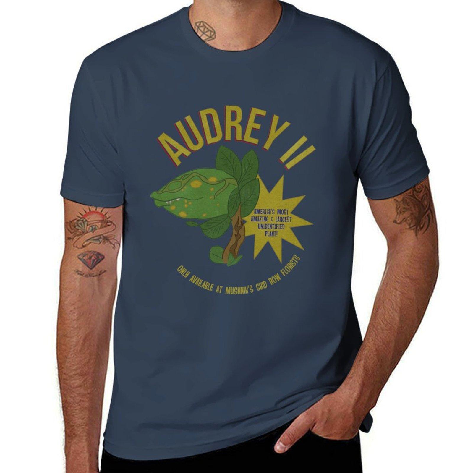Audrey Ii Retro Advertiseunisext Little Shop Tshirt Durable Work Wear Tshirt S