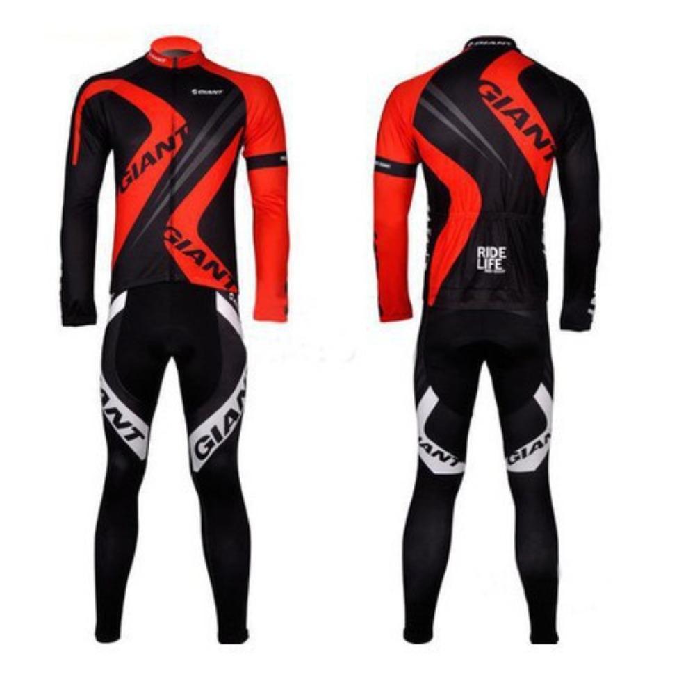 Outdoor Team Edition Tour de France Mountain Bike Quick-drying Spring and Autumn Cycling Suit Long Sleeve Suit Men