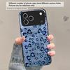 Abstract leopard print For iPhone 17 Air 16 E 15 Plus 14 Pro Max 13 12 mini 11 5 6 7 8 Plus XR XS Max SE Black Glass Phone Case