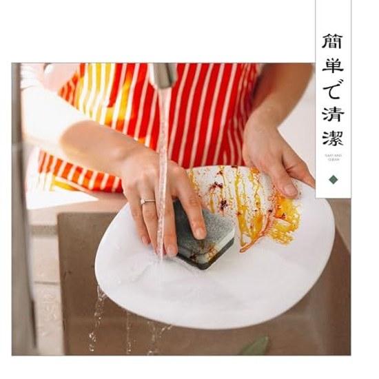 Sponge Hard Type Kitchen Use 12 Pieces Oil Stains Long Lasting