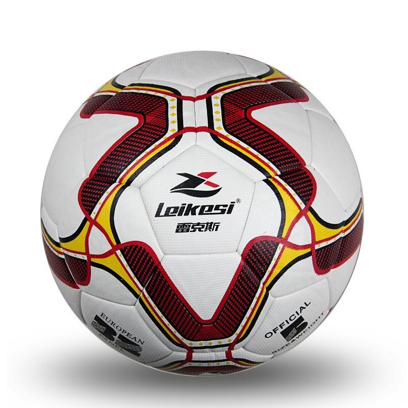 

Официальный размер 5, футбольный мяч из искусственной кожи, противоскользящий, взрывозащищенный, термоскрепленный, футбольный мяч для взрослых, тренировочная игра на лугах на открытом воздухе, футбол красный