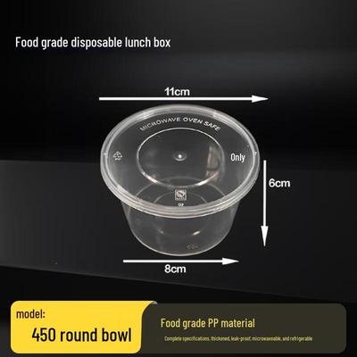 Microwaveable Disposable Round Takeaway Bowl