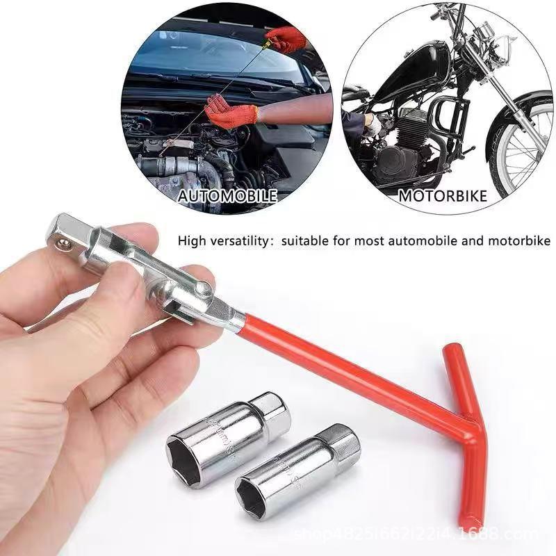 Zündkerzenhülse T-Form 14/16/18/21mm Auto Motorrad Zündkerzen-Entfernungswerkzeuge 3/4/5 Stück Auto Reparaturwerkzeugsatz Entfernungswerkzeug