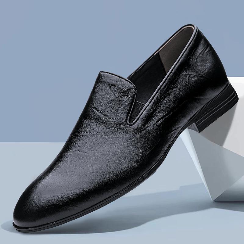 

Мокасины Нескользящие Лоферы Новинка Деловая Обувь Высокое Качество Мужская Обувь Слипоны Натуральная Кожа Повседневная Обувь Водительские Мокасины 49 чёрный