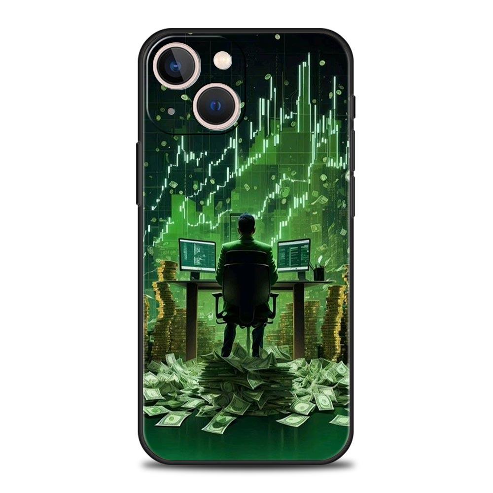 

Phone Case For iPhone 16 15 14 13 12 11 Pro Max XS X XR SE 7 8 Plus Shell Trade Investment Forex Stock Market iPhone 16e Cover iPhone 15 Pro
