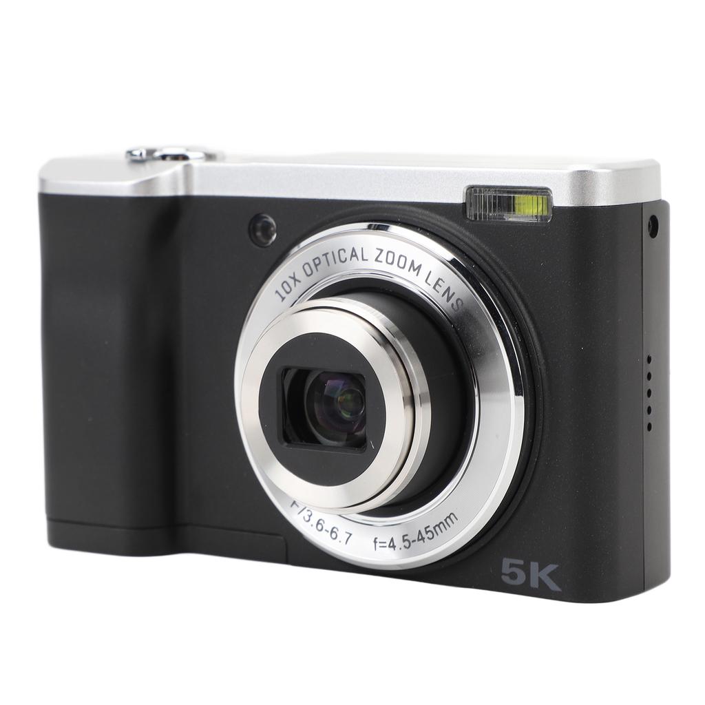 Digital Camera 5K Front 16MP Camera Rear 12MP Camera Auto Focus 10x Optical Zoom Anti Shake with