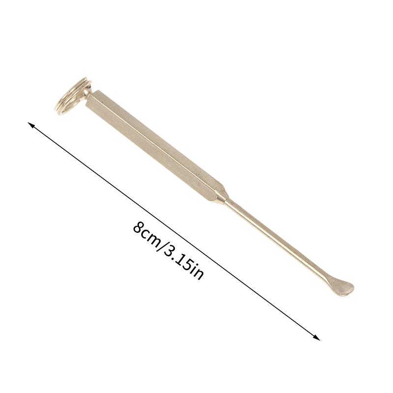 

Ложки для ушей из ретро-латуни Портативный инструмент для чистки ушей Ушной ершик Удалитель ушной серы Кюретка Очиститель Брелок Подвески Мини-очиститель ушей