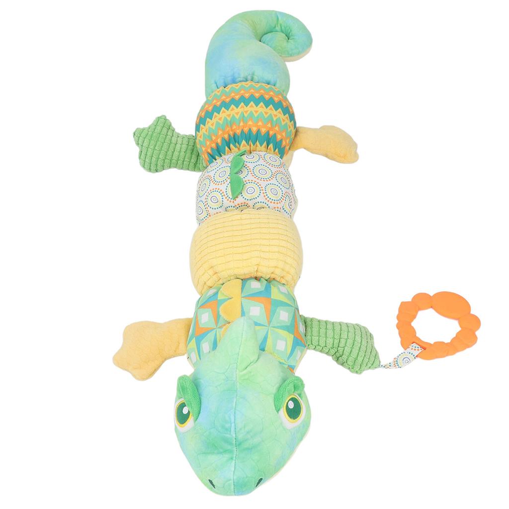 23in Multi Sensory Animal Crinkle Toy Plush Soothe Musical Stuffed Animal Activity Toy