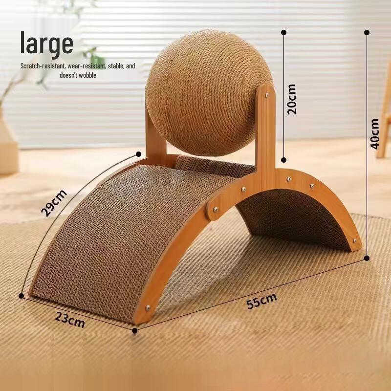 Sanhe Vertical Cat Scratching Ball & Activity Center