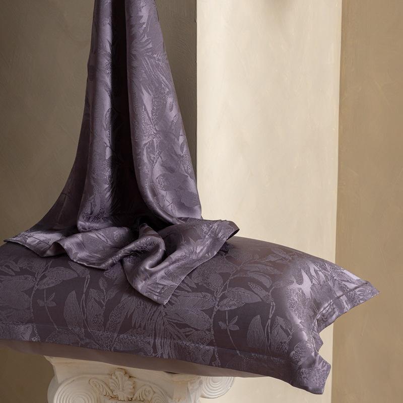 

1 Pcs Chinese Style Jacquard Natural Silk Pillowcase 40mm High-grade 100% Mulberry Silk Pillowcase Beauty Skin Care Pillow Case 48x74cm