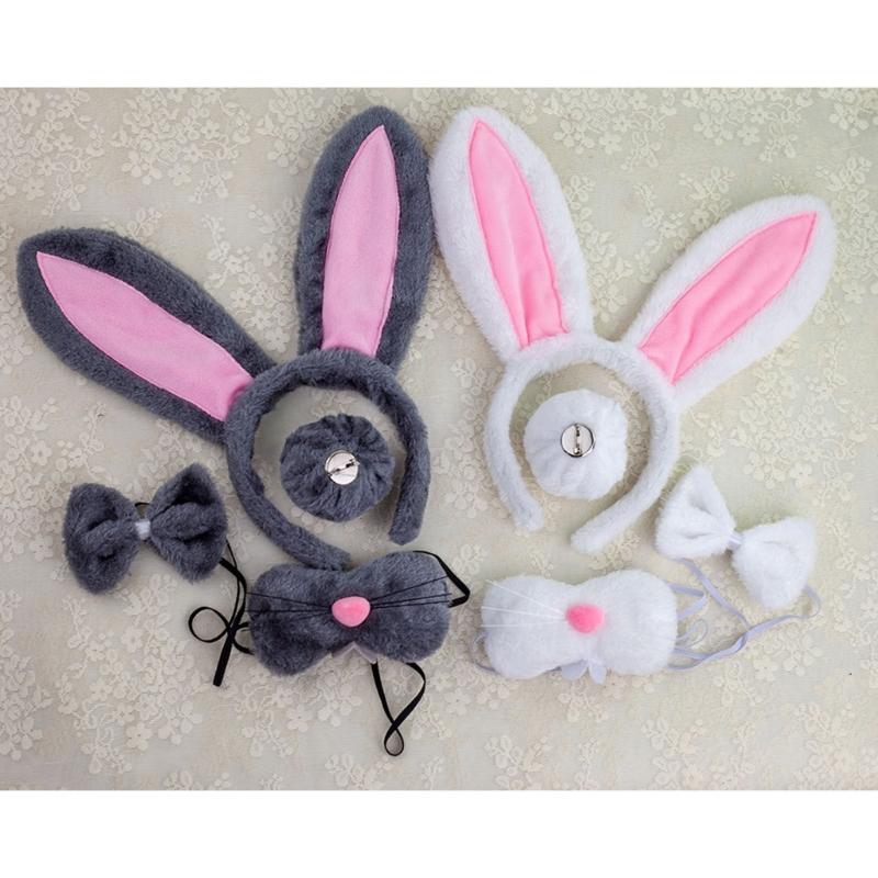 Halloween Easter Bunnies Costumes for Kids Animal Costume Cosplay Accessories