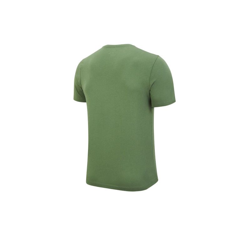 Nike Sportswear Letter Print Big Logo Pattern Crew Neck Short Sleeve T-Shirt Men T-Shirt Tree-Stem-Green DB5039-326