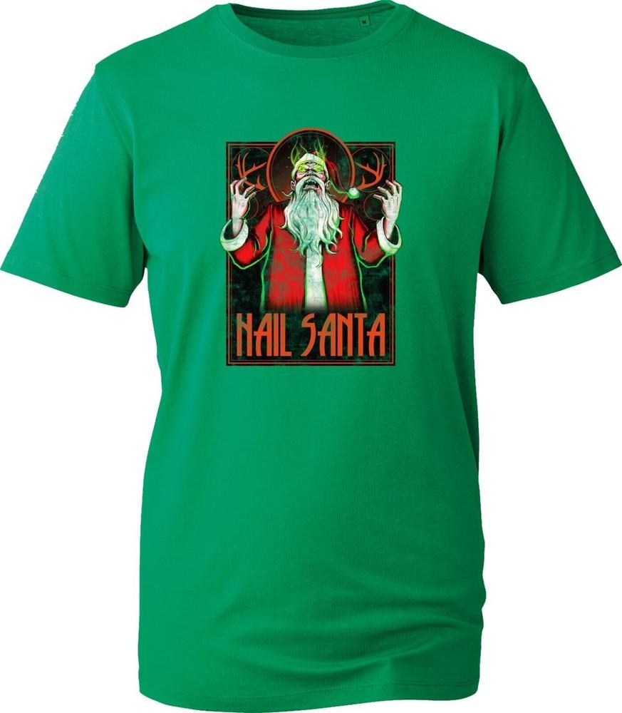 Hail Santa Christmas Tshirt Xmas Gothic Satanist Devil Santa Horror Movie Top S