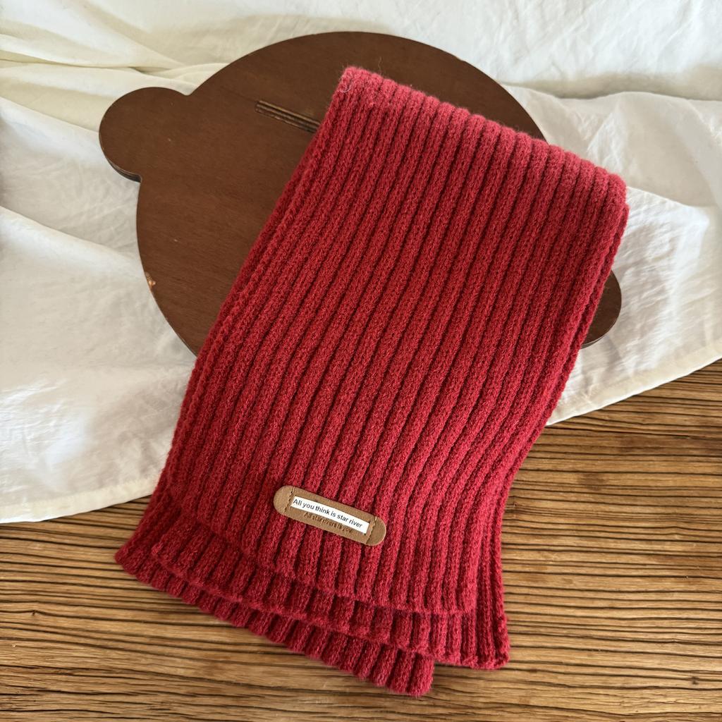 Children's Scarves  Winter Fashion Knitted  Ins Versatile  Boys' and Girls' Woolen Baby Scarves