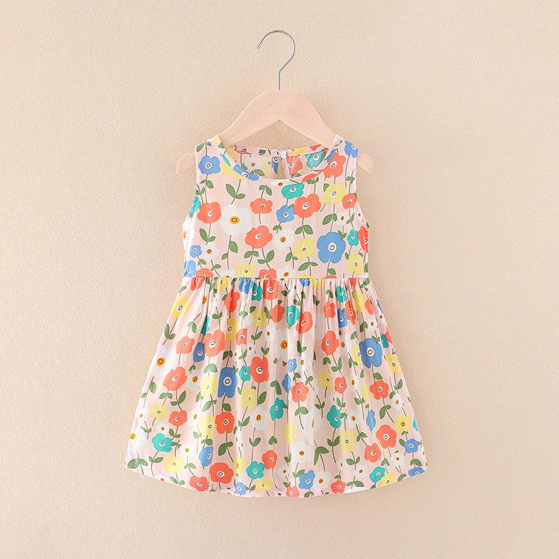 Girls' Summer Cotton Gauze Dresses & Pajamas: Children's Beachwear & Princess Skirts