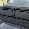 For Land Rover Defender 90 110 130 2004-2018 Aluminum alloy Black Car Front Windshield Lower Trim Panel Sticker  Car Accessories