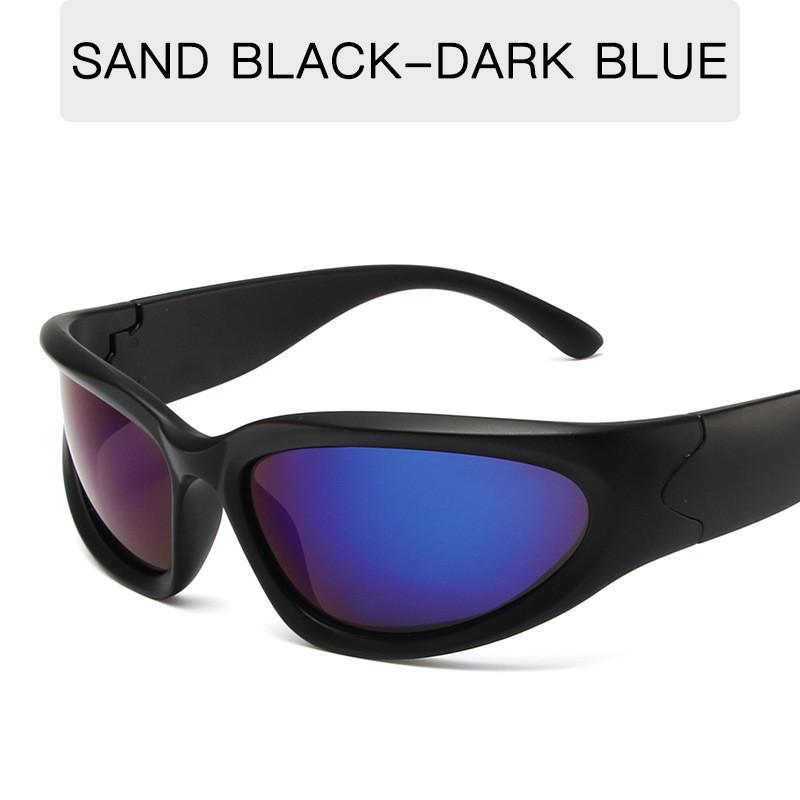 Future Style Cat Eye Sunglasses With Uv Protection For Outdoor Cycling And Street Fashion