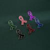 Alloy AIDS Fight Pink Ribbon Brooch Lapel Clothing Accessories for Decoration