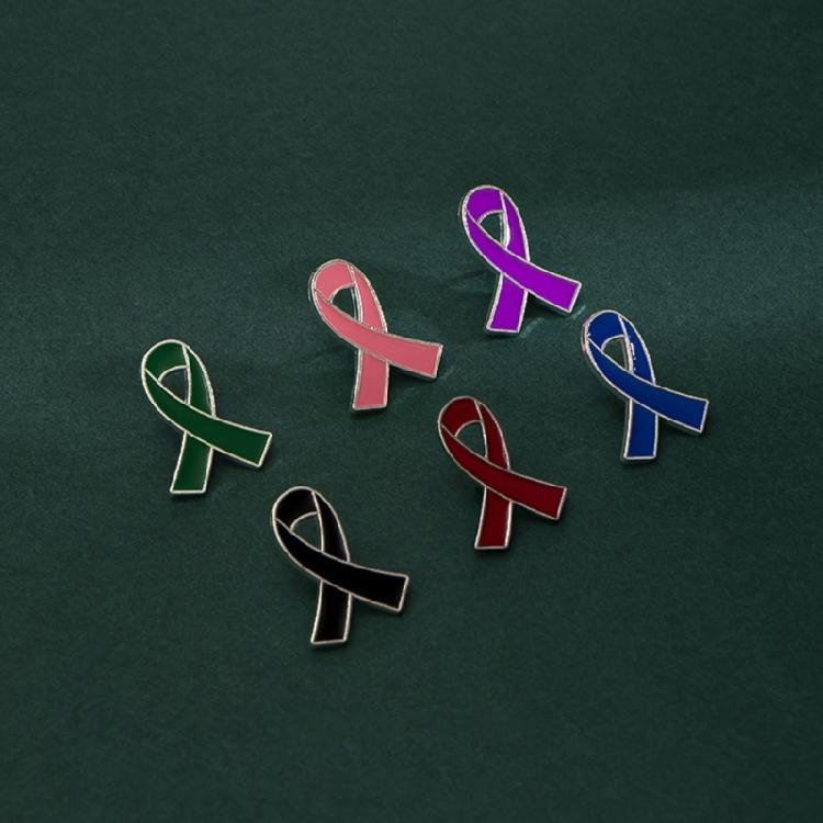 Alloy AIDS Fight Pink Ribbon Brooch Lapel Clothing Accessories for Decoration